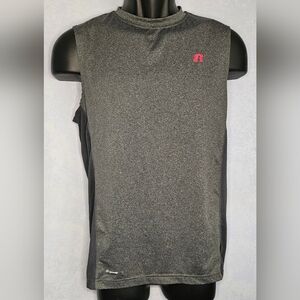 🟡 RUSSELL Mens Dri Power Athletic Sleeveless Shirt S 34/36